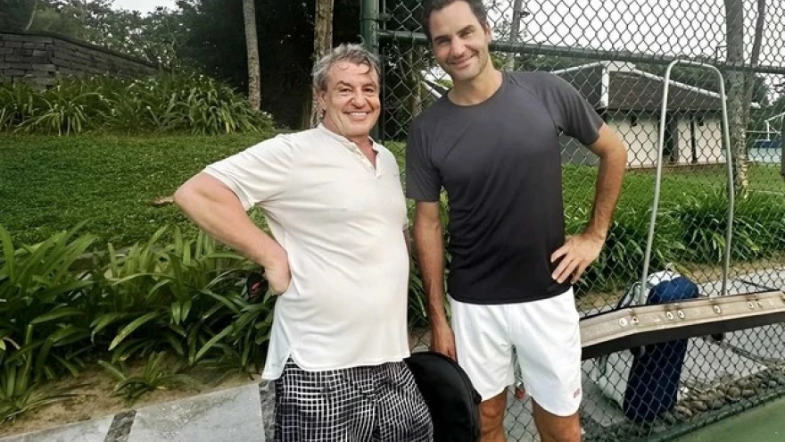 Swiss tennis legend Roger Federer takes holiday in Hoi An